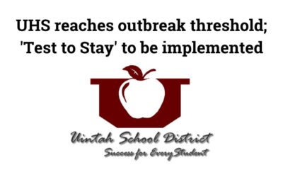 Uintah High School Reaches Threshold for State Defined COVID Outbreak