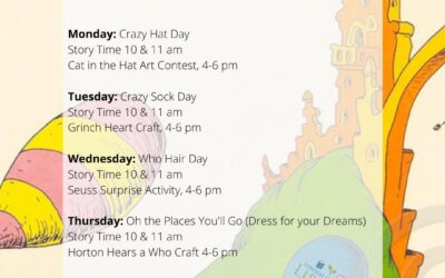 Local Libraries Celebrating Birthday of Dr. Suess All Week Long