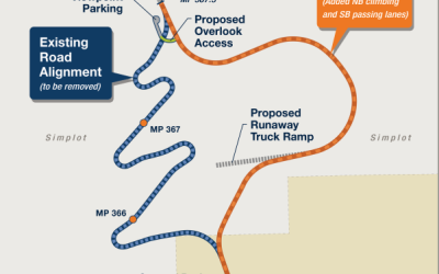 Removing Highway 191 Switchbacks North Of Vernal To Greatly Increase Safety