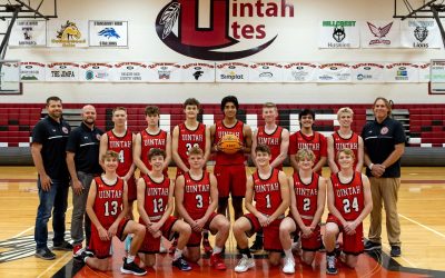 Uintah Boys Basketball team defeats the Jordan Beetdiggers