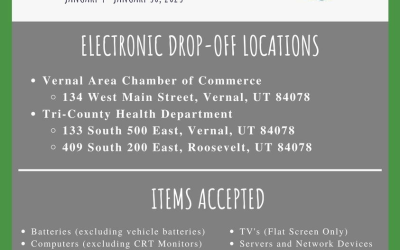 Electronic Recycling Will Have Drop Offs In Vernal And Roosevelt