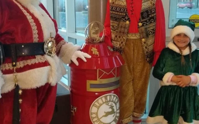 Santa’s Shiny Red Mailboxes Are Up!