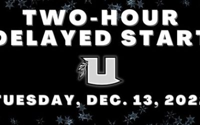 Two-hour delayed start announced for Tuesday, Dec. 13