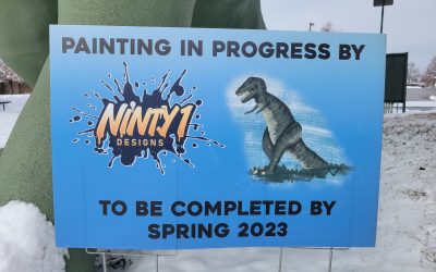 Vernal’s T-Rex And Dinah Being Considered For National Historic Registry