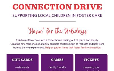 Foster Care Connection Drive Invites Community To Donate Items To Help Kids