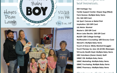 UBMC Welcomes Hayes, The 2023 New Years Baby 
