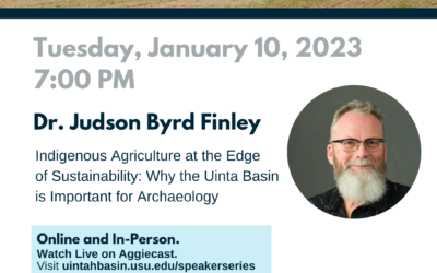 Uintah Basin Speaker Series Featuring Dr. Judson Byrd Finley