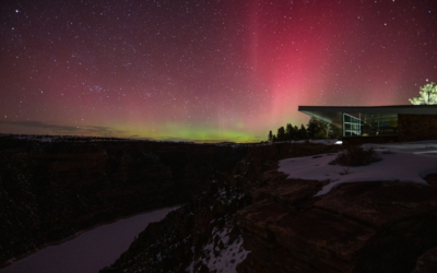 Aurora Borealis Seen From Northeastern Utah