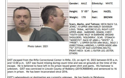 Inmate escapes from Rifle Correctional Center Monday    