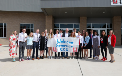 Governor Cox Visits Students In Northeastern Utah 