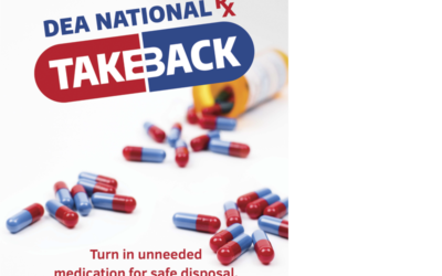 Tomorrow Is DEA National Drug Takeback Day