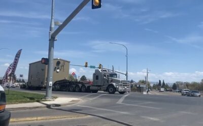 Double Oversized Load Travels Across Uintah Basin