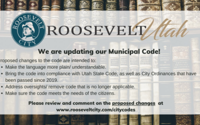 Roosevelt City Updating Municipal Codes; Seeks Community Input