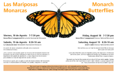 Dinosaur National Monument Hosting Bilingual Monarch Butterfly Events