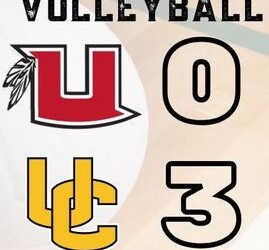 Ute Volleyball team lose to a tough Union Cougar team