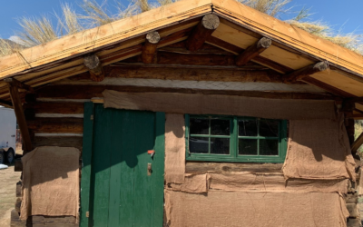 Preservation Work Underway On 100 Year Old Wade And Curtis Cabin