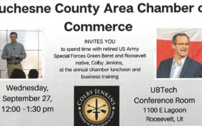 Events Coming Up For Chamber of Commerce Serving Duchesne County