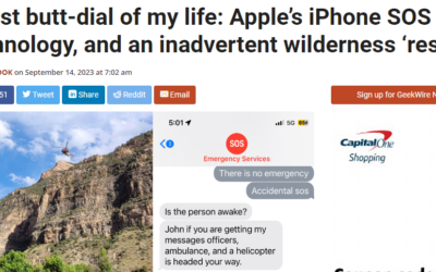 GeekWire Publisher’s Worst Butt-Dial Experience At Dinosaur National Monument