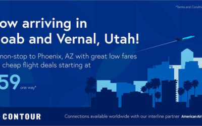 Contour Airlines To Begin Air Service At Vernal Regional Airport On February 1st