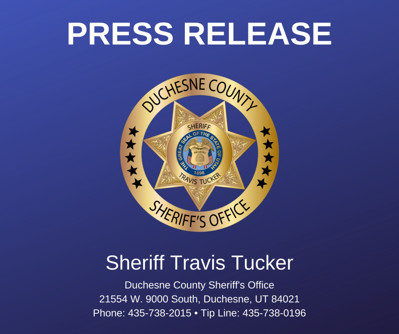 Man in Custody After High Speed Chase in Duchesne County Reaching