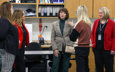 State Superintendent Visits Uintah High School