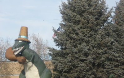 Will Vernal City’s T-Rex Be Dressed Up Again?