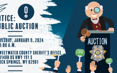 Sweetwater County Sheriff’s Office Posts Public Auction Notice