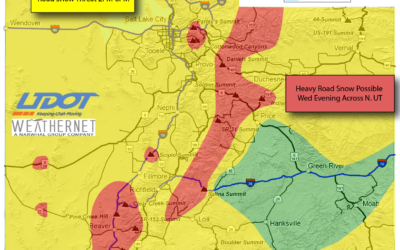 UDOT Warns Of Potential Snow Squalls/Heavy Road Snow Across Region