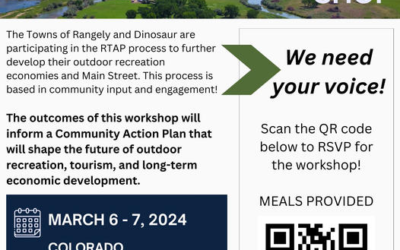 Residents Of Rangely And Dinosaur Invited To Community Visioning Workshop