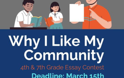 “Why I Like My Community” 4th And 7th Grade Essay Contest Invitation