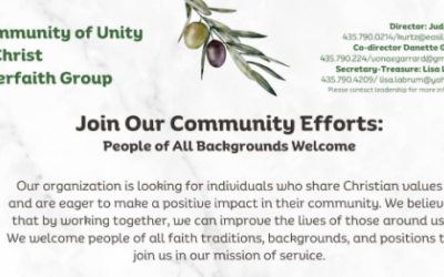 Community Of Unity In Christ Interfaith Group Welcoming New Members