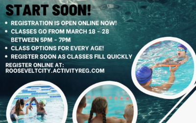 Registration Now Open Roosevelt Aquatic Center Swimming Lessons