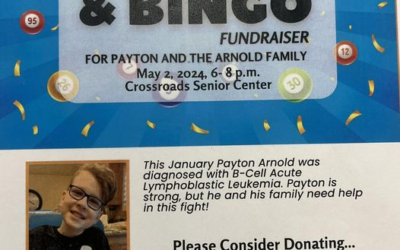 Time For The Pasta And Bingo Fundraiser For Basin Boy Battling Leukemia