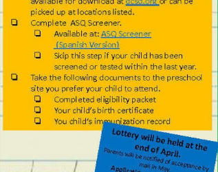 Deadline Approaching For Duchesne County School District Preschool Lottery 
