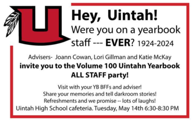 Were You On The Uintah Yearbook Staff In The Last 100 Years?