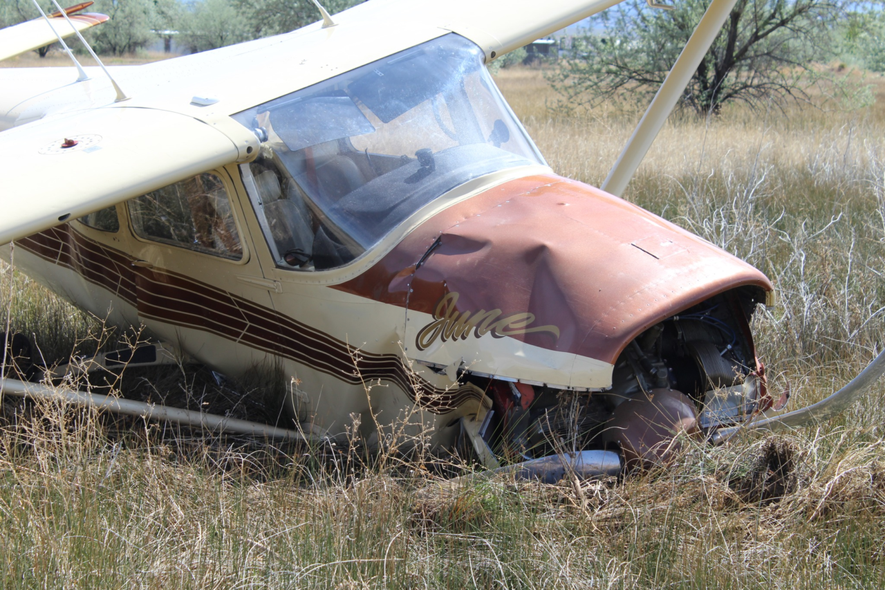 Private Airplane Lands Short Of Runway, Crashes Near Vernal Regional