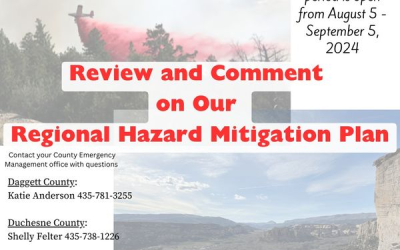 Uintah Basin Regional Hazard Mitigation Plan Update Public Review