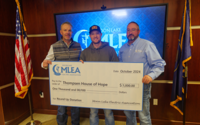 Moon Lake Electric Announces Donations From Round Up Program
