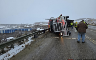 Semi Carrying Hay Crashes On Moffat County Bypass