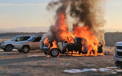 Ford Ranger A Total Loss In Vehicle Fire Near Highway 40