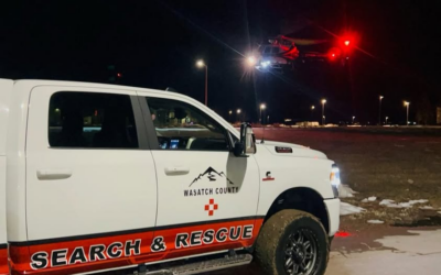Lost Snowmobiler Quickly Rescued On Duchesne Ridge Thanks To DPS Chopper