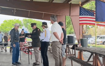 Freedom Festival Kicks Off With Patriotic Program; Recognizes Honorary Veteran