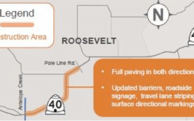 Highway 40 Resurfacing From Antelope Creek Bridge To Pole Line Road