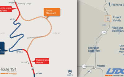 South End Tie-In Complete For US-191 Realignment Project(Near Simplot Mine); North End Begins