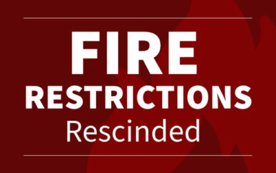 Ashley National Forest Lifts Stage 1 Fire Restrictions