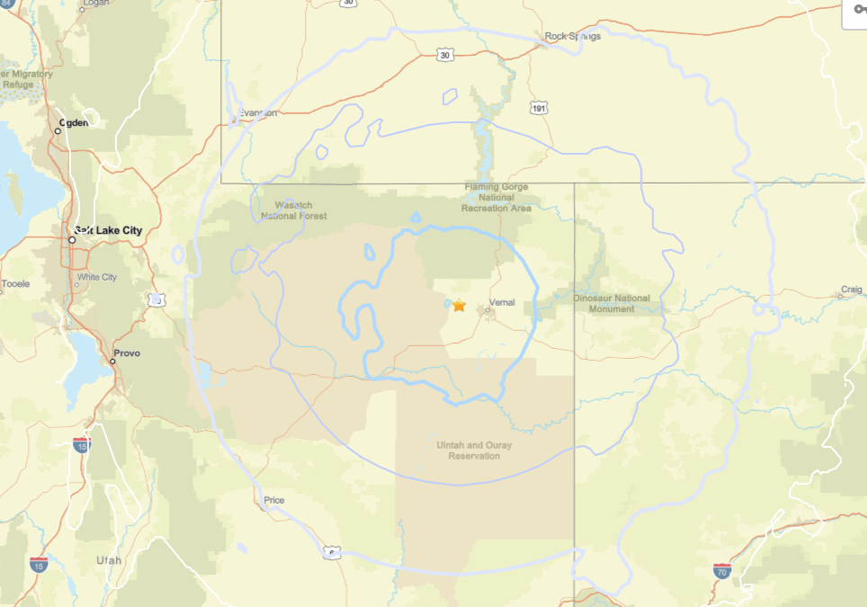 Magnitude 4.1 Earthquake Reported In Uintah County