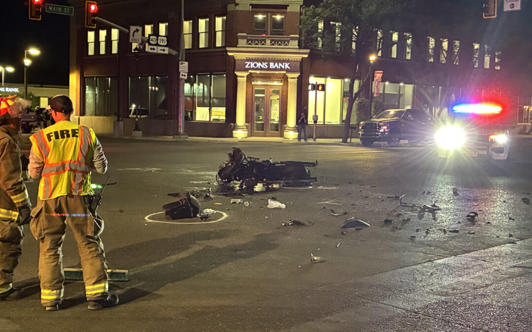 Motorcyclist In Fight For Life Following Motorcycle/Car Crash