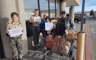 Local Scout Troop Among Groups Filling Food Pantry Shelves
