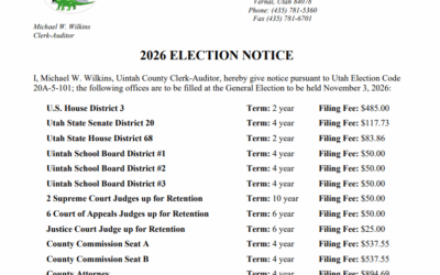 2026 Election Candidacy Filing Dates Approaching