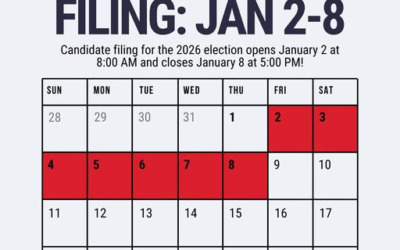 2026 Candidacy Filing Window Closes This Thursday At 5pm
